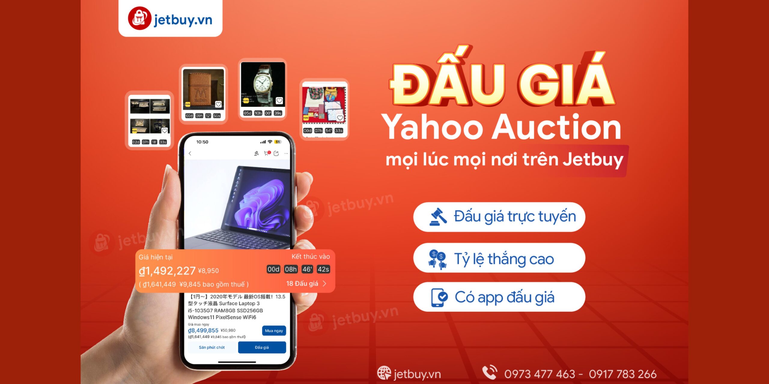 đấu giá trên Yahoo Japan với Jetbuy.vn