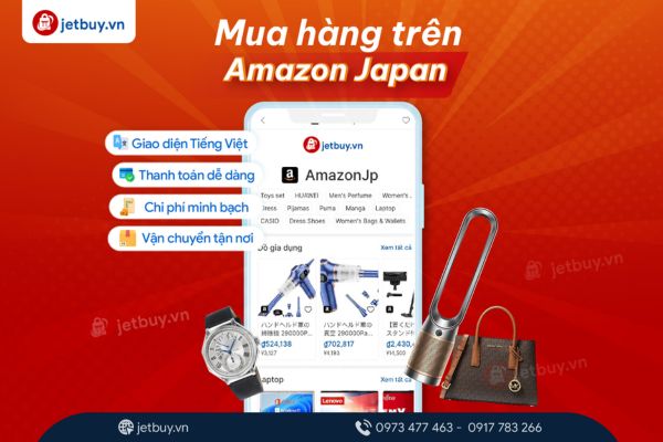 Mua hộ hàng trên Amazon Nhật ship về Việt Nam